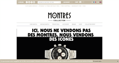 Desktop Screenshot of lesmontrescollector.com
